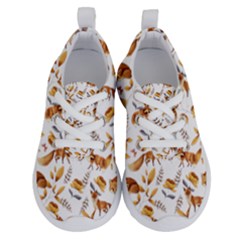 Kids  Lightweight Running Shoes Foxes And Flowers by TanitaSiberia