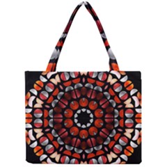 Kaleid Geometric Metal Color Mini Tote Bag by byali