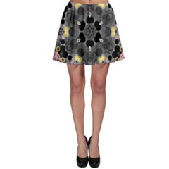 Abstract Geometric Kaleidoscope Skater Skirt