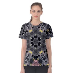 Abstract Geometric Kaleidoscope Women s Cotton Tee