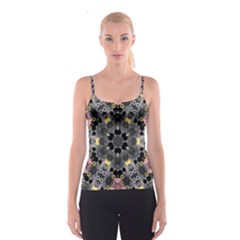 Abstract Geometric Kaleidoscope Spaghetti Strap Top