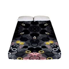 Abstract Geometric Kaleidoscope Fitted Sheet (Full/ Double Size)