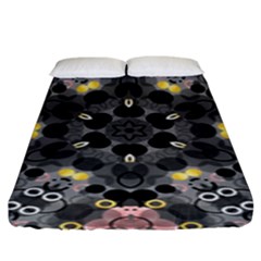 Abstract Geometric Kaleidoscope Fitted Sheet (King Size)