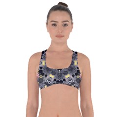 Abstract Geometric Kaleidoscope Got No Strings Sports Bra