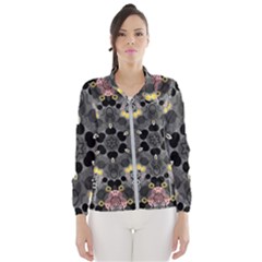 Abstract Geometric Kaleidoscope Women s Windbreaker