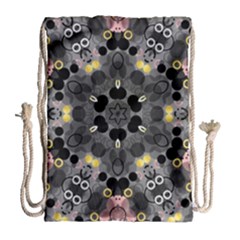 Abstract Geometric Kaleidoscope Drawstring Bag (Large)