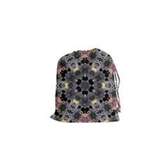 Abstract Geometric Kaleidoscope Drawstring Pouch (XS)