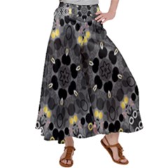 Abstract Geometric Kaleidoscope Satin Palazzo Pants