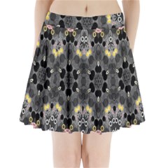 Abstract Geometric Kaleidoscope Pleated Mini Skirt