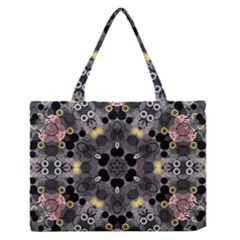 Abstract Geometric Kaleidoscope Zipper Medium Tote Bag