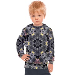 Abstract Geometric Kaleidoscope Kids  Hooded Pullover