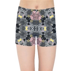 Abstract Geometric Kaleidoscope Kids  Sports Shorts