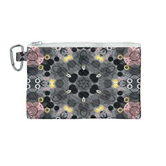 Abstract Geometric Kaleidoscope Canvas Cosmetic Bag (Medium)