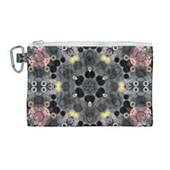 Abstract Geometric Kaleidoscope Canvas Cosmetic Bag (Large)