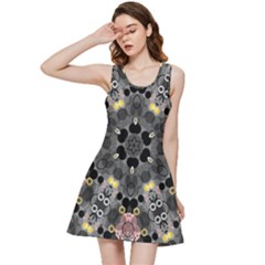 Abstract Geometric Kaleidoscope Inside Out Racerback Dress