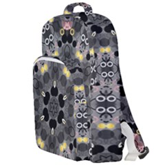 Abstract Geometric Kaleidoscope Double Compartment Backpack