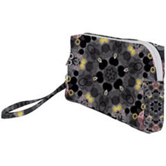 Abstract Geometric Kaleidoscope Wristlet Pouch Bag (Small)