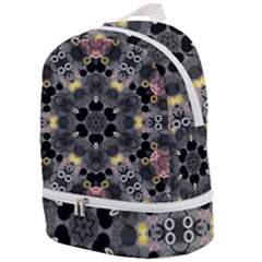 Abstract Geometric Kaleidoscope Zip Bottom Backpack