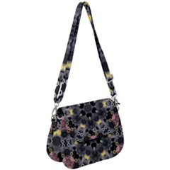 Abstract Geometric Kaleidoscope Saddle Handbag by alllovelyideas