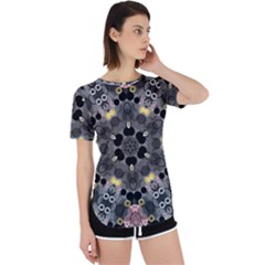 Abstract Geometric Kaleidoscope Perpetual Short Sleeve T-Shirt