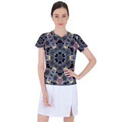 Abstract Geometric Kaleidoscope Women s Sports Top