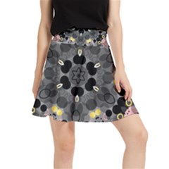 Abstract Geometric Kaleidoscope Waistband Skirt