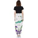 Multicolored Abstract Print Tapered Pants View2