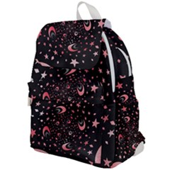 Pattern Lune Étoile Profondeur Top Flap Backpack by alllovelyideas