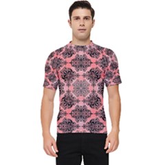 Pattern Rouge Noir Men s Short Sleeve Rash Guard by alllovelyideas