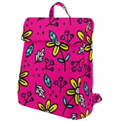 Flowers-flashy Flap Top Backpack by alllovelyideas