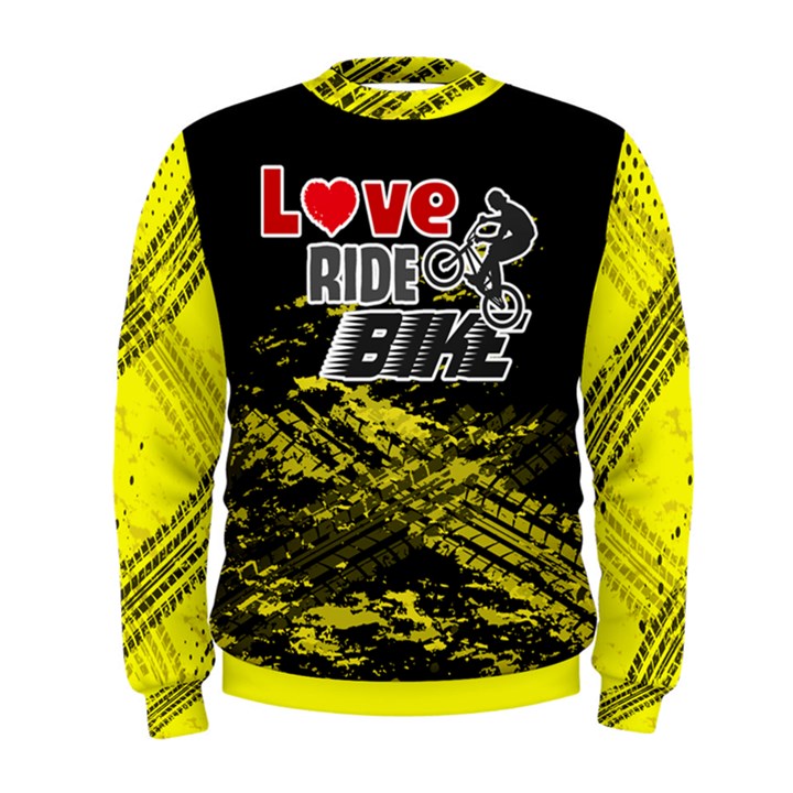 Love ride Bike Fitness  Men s Sweatshirt