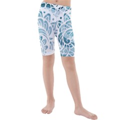 Coquillage-marin-seashell Kids  Mid Length Swim Shorts by alllovelyideas