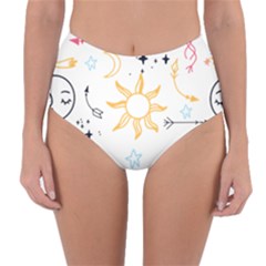 Pattern Mystic Reversible High-waist Bikini Bottoms by alllovelyideas