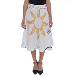 Pattern Mystic Perfect Length Midi Skirt