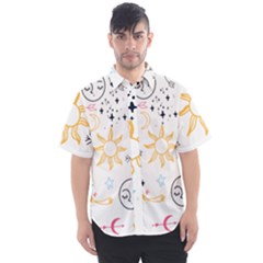 Pattern Mystic Men s Short Sleeve Shirt