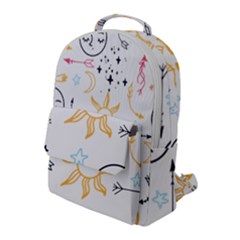 Pattern Mystic Flap Pocket Backpack (large) by alllovelyideas