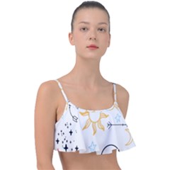 Pattern Mystic Frill Bikini Top by alllovelyideas
