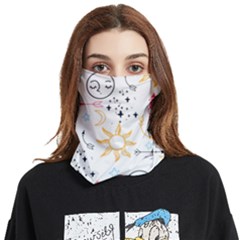 Pattern Mystic Face Covering Bandana (two Sides)
