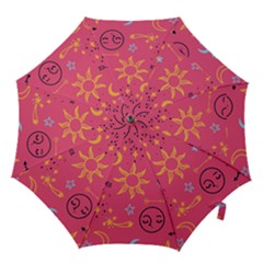 Pattern Mystic Color Hook Handle Umbrellas (large)