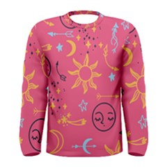 Pattern Mystic Color Men s Long Sleeve Tee