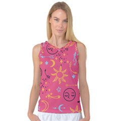 Pattern Mystic Color Women s Basketball Tank Top