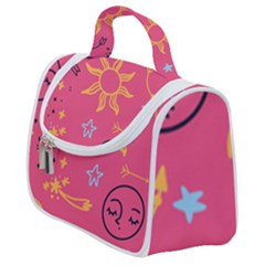 Pattern Mystic Color Satchel Handbag
