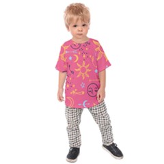 Pattern Mystic Color Kids  Raglan Tee