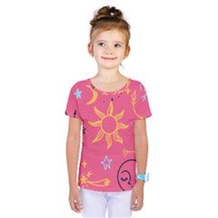 Pattern Mystic Color Kids  One Piece Tee