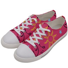 Pattern Mystic Color Women s Low Top Canvas Sneakers