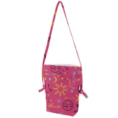 Pattern Mystic Color Folding Shoulder Bag