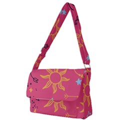 Pattern Mystic Color Full Print Messenger Bag (S)