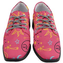 Pattern Mystic Color Women Heeled Oxford Shoes