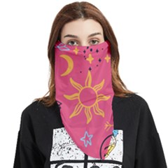 Pattern Mystic Color Face Covering Bandana (Triangle)