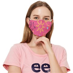 Pattern Mystic Color Fitted Cloth Face Mask (Adult)